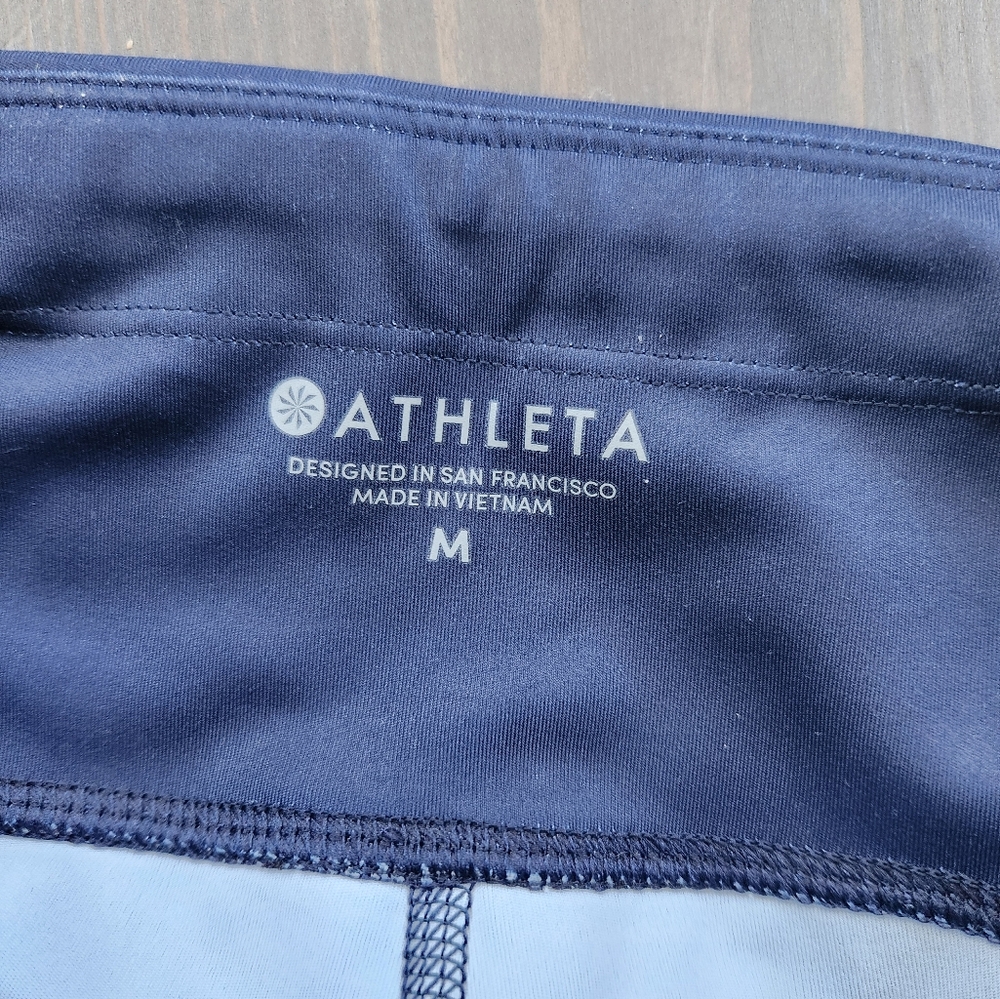 Athleta Contender Aero 78 Tight Legging Blue Ombre - Size Medium - Picture 3 of 11